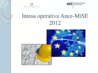 intesa operativa ance mise 2012