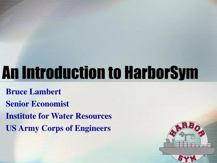 an introduction to harborsym