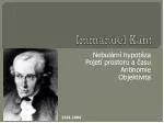 Immanuel Kant - slide 1