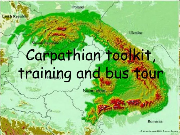 carpathian toolkit training and bus tour
