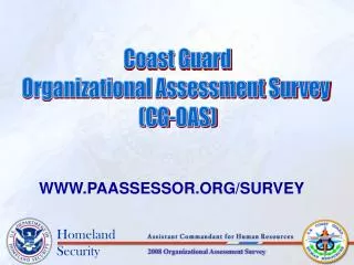 Coast Guard Organizational Assessment Survey (CG-OAS)