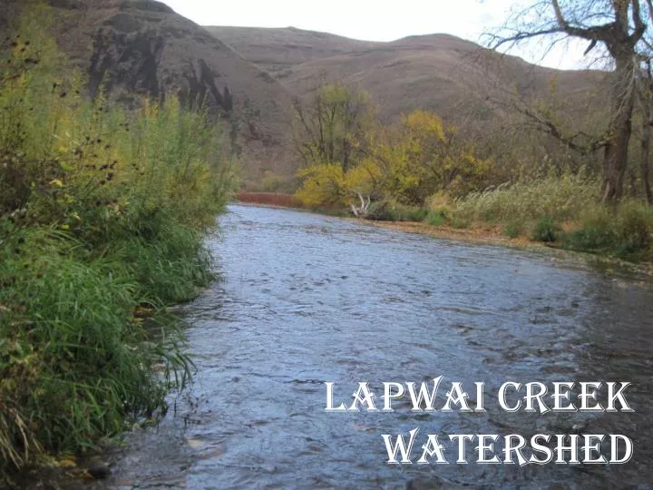lapwai creek watershed