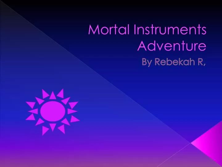 mortal instruments adventure