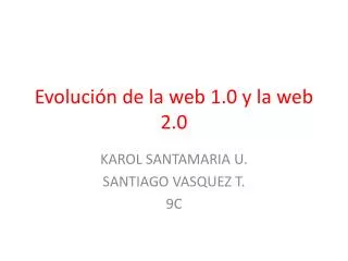 evoluci n de la web 1 0 y la web 2 0