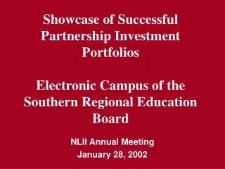 NLII Annual Meeting January 28, 2002