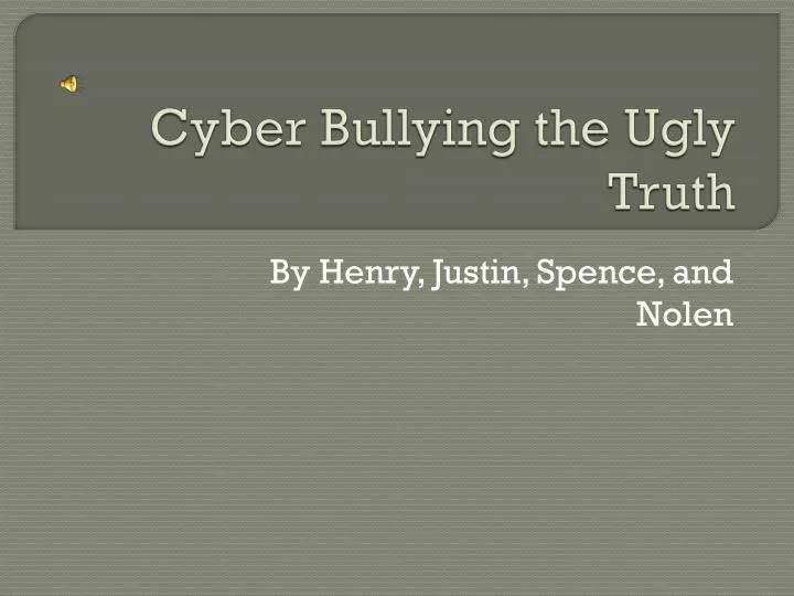 cyber bullying the ugly truth
