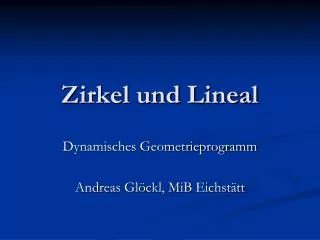 zirkel und lineal
