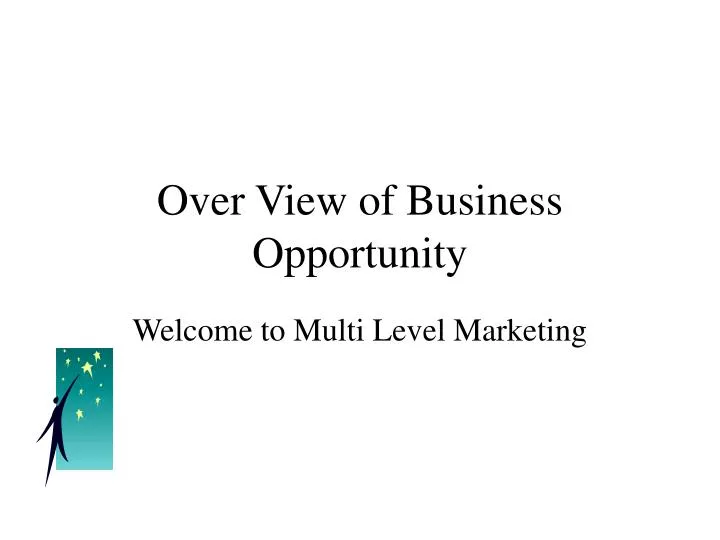 over view of business opportunity