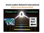 Great Leaders Network International - slide 1