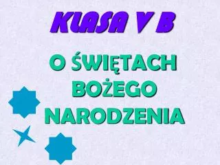 klasa v b