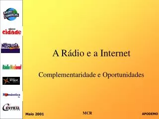 a r dio e a internet complementaridade e oportunidades