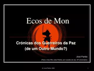 ecos de mon