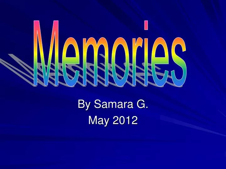 by samara g may 2012