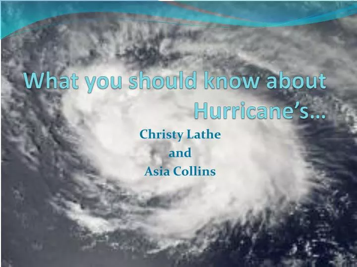 what you should know about hurricane s