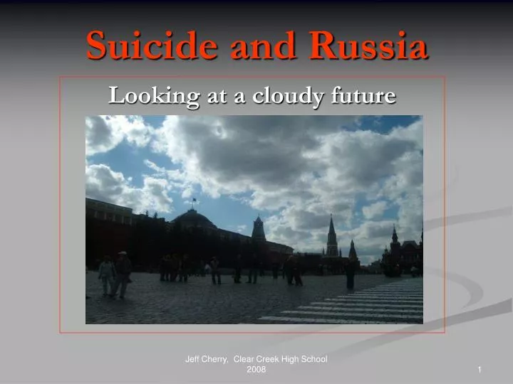suicide and russia