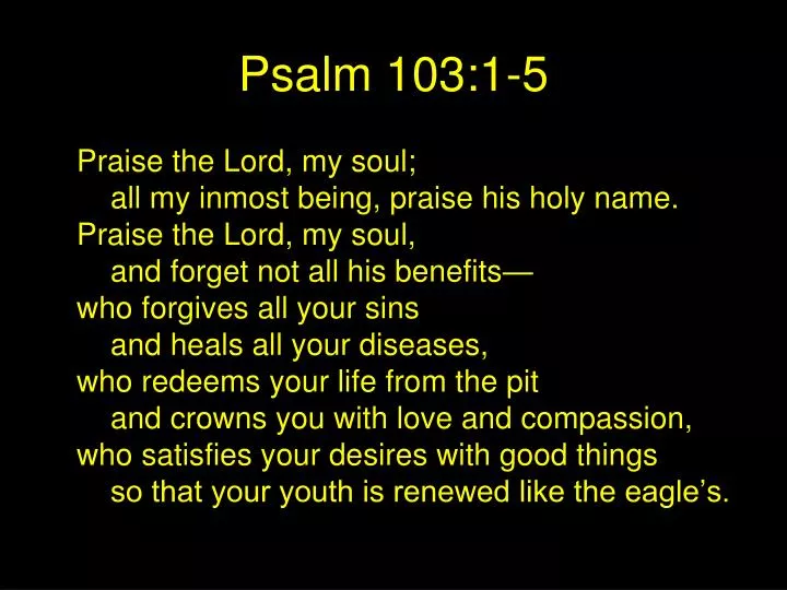 psalm 103 1 5