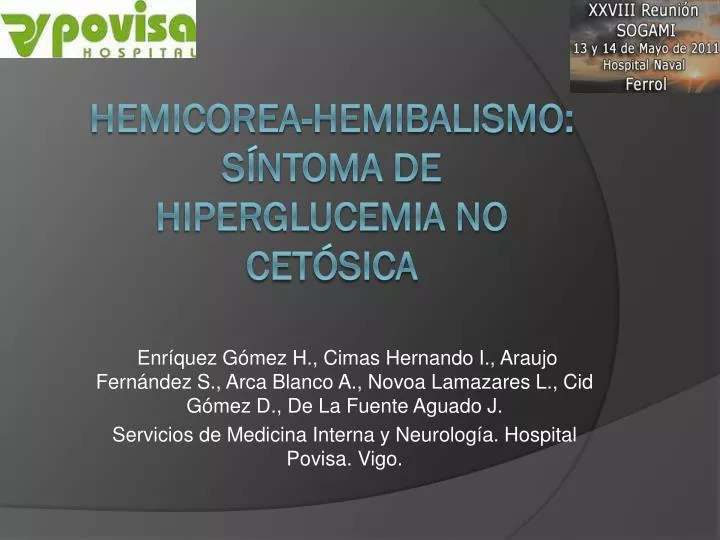 hemicorea hemibalismo s ntoma de hiperglucemia no cet sica