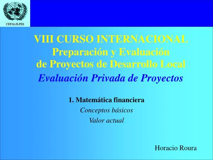 viii curso internacional preparaci n y evaluaci n de proyectos de desarrollo local