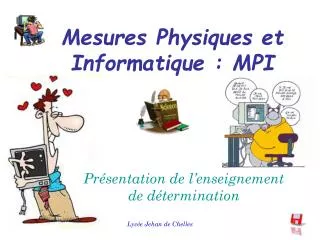 mesures physiques et informatique mpi