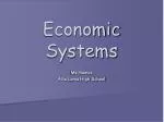 Economic Systems - slide 1