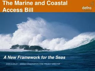 The Marine and Coastal Access Bill