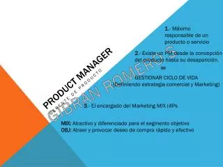 product manager