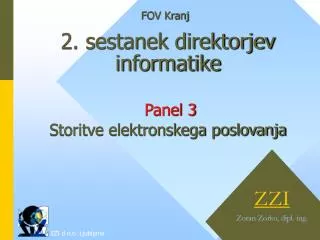 2 sestanek direktorjev informatike