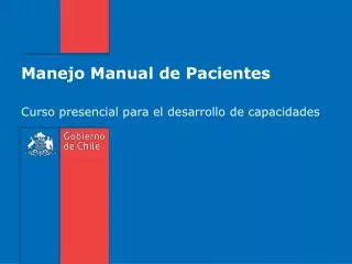 manejo manual de pacientes