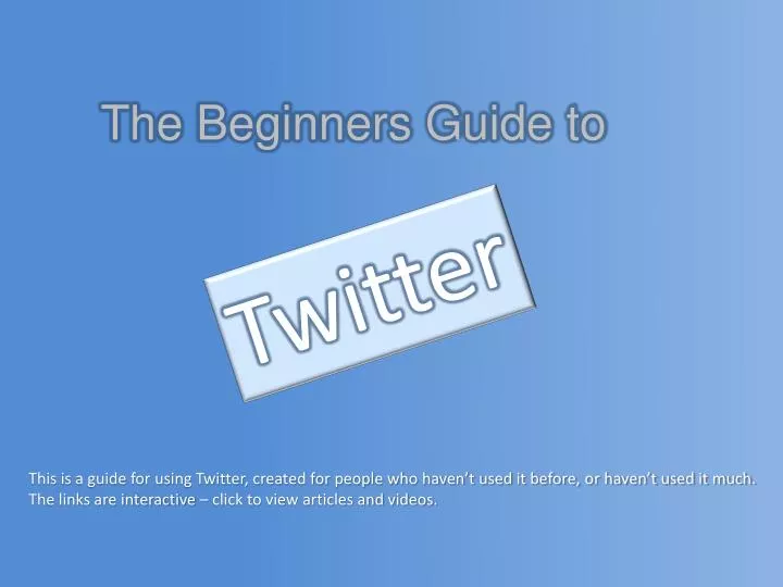 the beginners guide to
