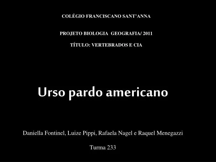 col gio franciscano sant anna projeto biologia geografia 2011 t tulo vertebrados e cia