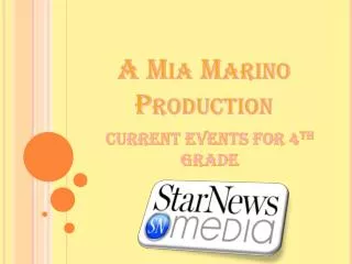 A Mia Marino Production