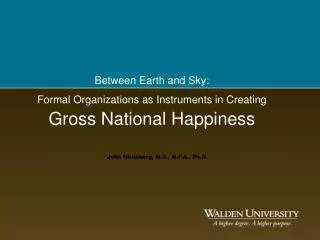 Gross National Happiness