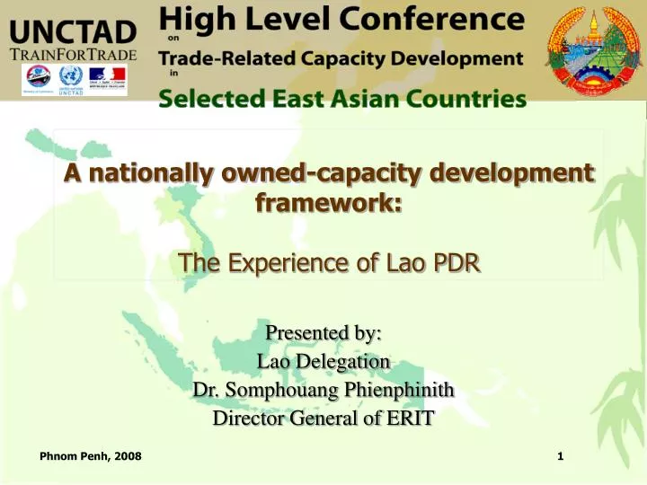 a nationally owned capacity development framework the experience of lao pdr