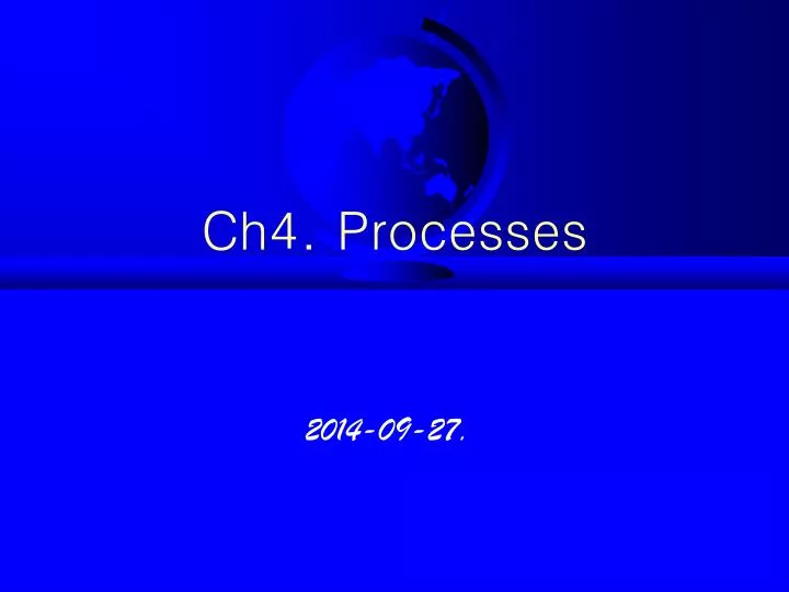 ch4 processes