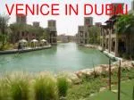 VENICE IN DUBAI - slide 1