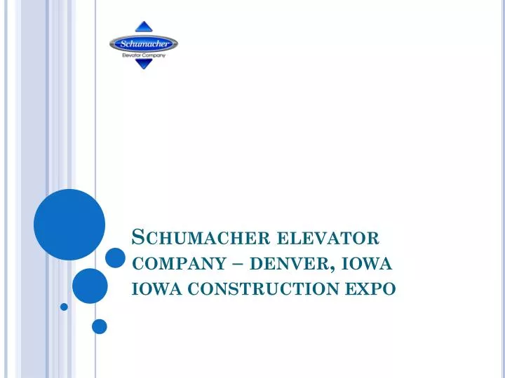 schumacher elevator company denver iowa