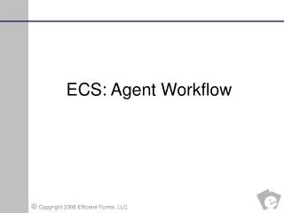 ECS: Agent Workflow