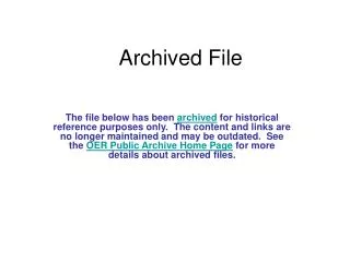 Archived File