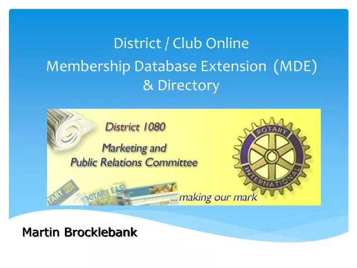 district club online membership database extension mde directory