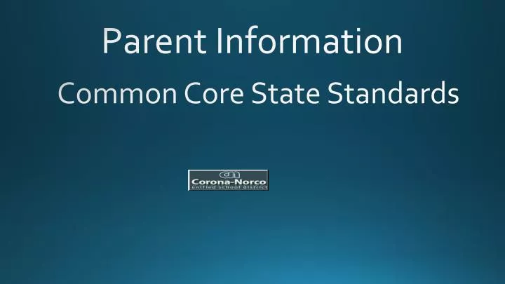 parent information