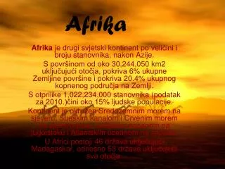 afrika