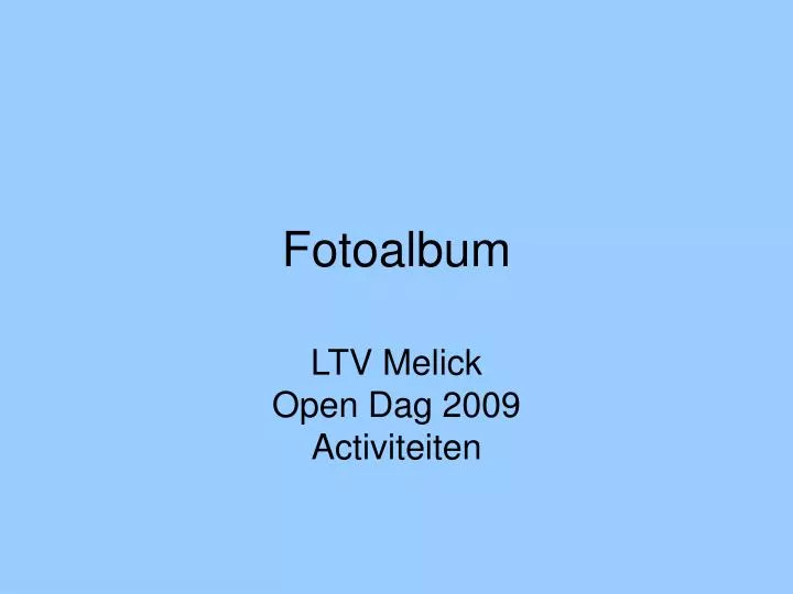 fotoalbum