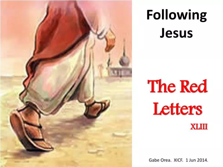 following jesus