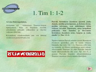 1 tim 1 1 2
