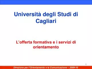 universit degli studi di cagliari