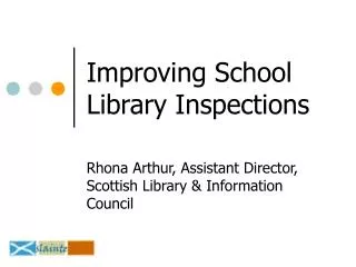 Improving School Library Inspections