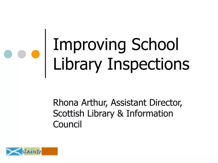 improving school library inspections