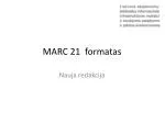 MARC 21 formatas - slide 1