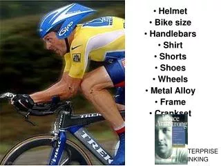 Helmet Bike size Handlebars Shirt Shorts Shoes Wheels Metal Alloy Frame Crankset