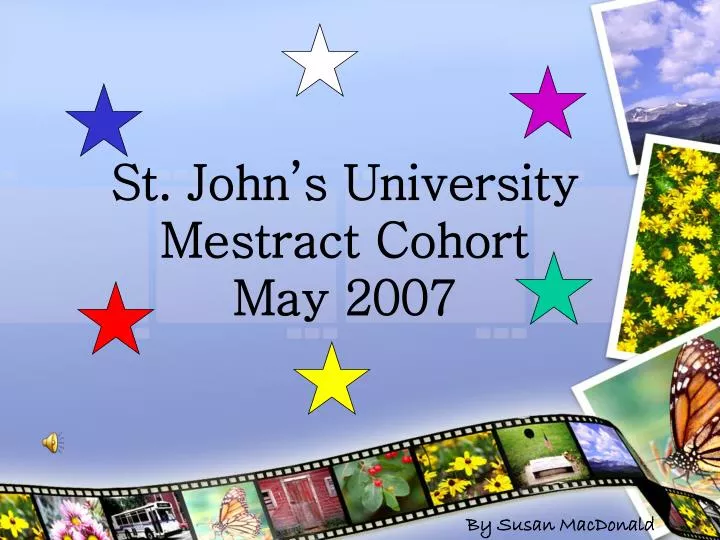 st john s university mestract cohort may 2007